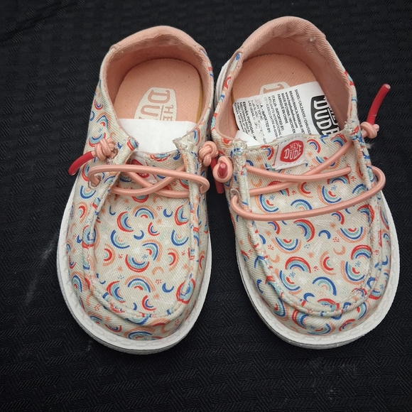 Hey Dude Other - Hey Dude Kids' Colorful Rainbow Moccasins